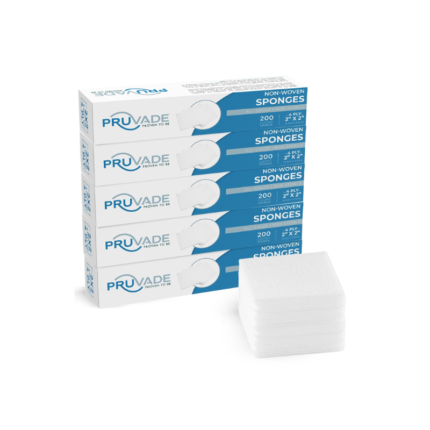 Gauze Pads 2"x2" Non-Woven 4-Ply (Pack of 1000) All-Purpose Non-Sterile Dental Gauze Pads - Soft & Absorbent Gauze Sponges for First Aid Kit, Makeup-Removal, Skin Cleansing - 5 Packs of 200