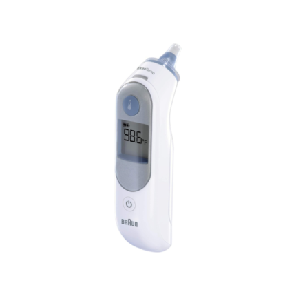 Braun ThermoScan 5 Ear Thermometer - ExacTemp Stability Indicator for Professional Accuracy, Digital Display, Baby and Infant Friendly, No. 1 Brand Recommended by Pediatricians, FSA and HSA Eligible